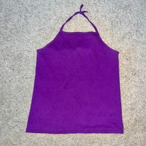Purple halter top!